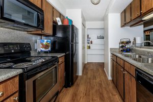 Apartment Kitchen with appliances